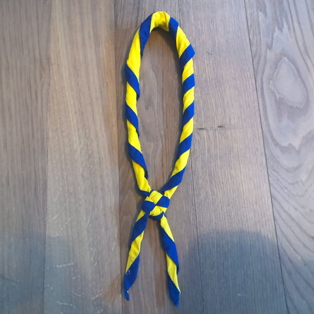 Pfadikrawatte von der Abteilung Brigade de Sauvabelin Truppe I "Zanfleuron"