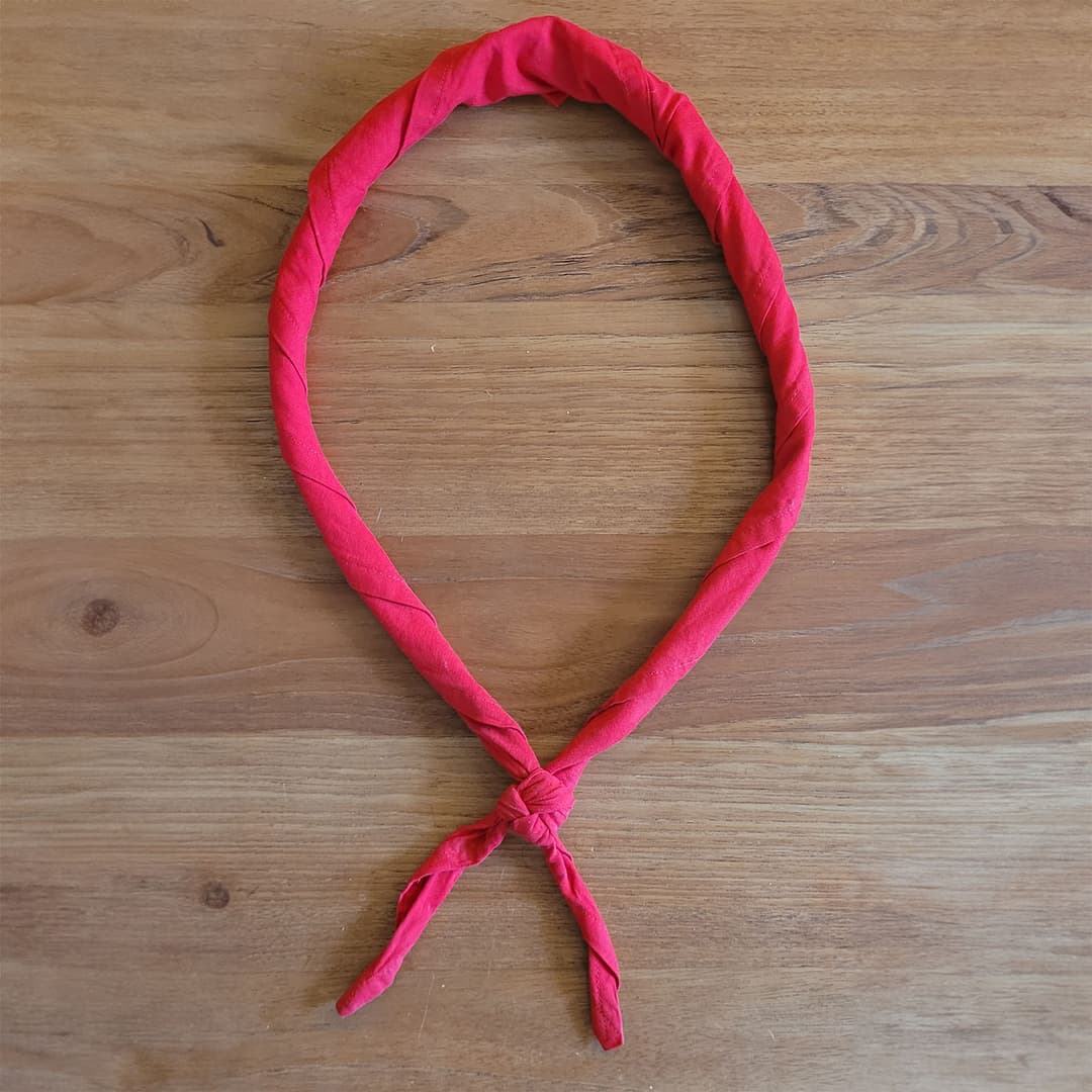 Pfadikrawatte von der Abteilung Les Scouts Bullois