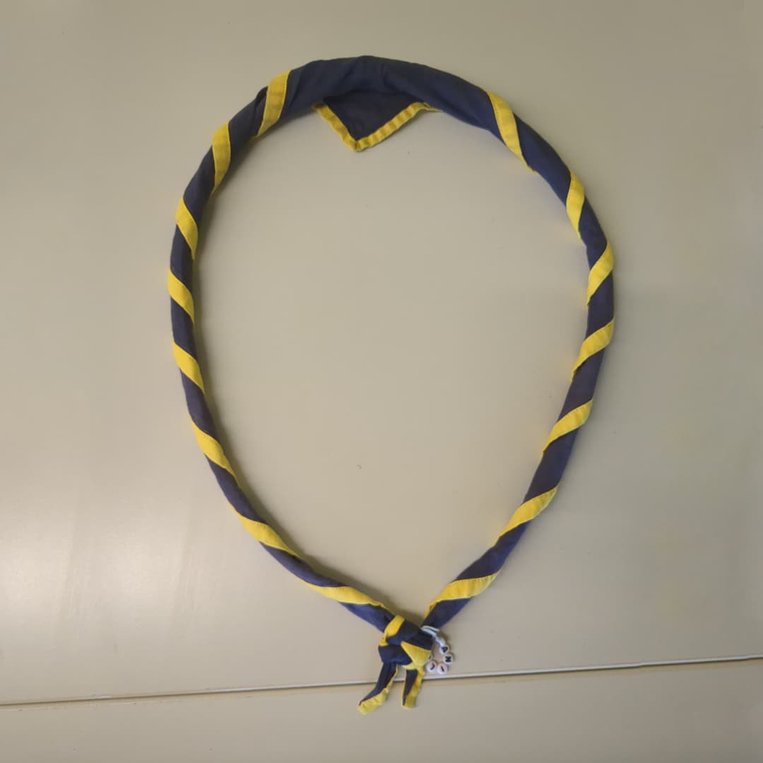 Pfadikrawatte von der Abteilung Pfadi Wellenberg