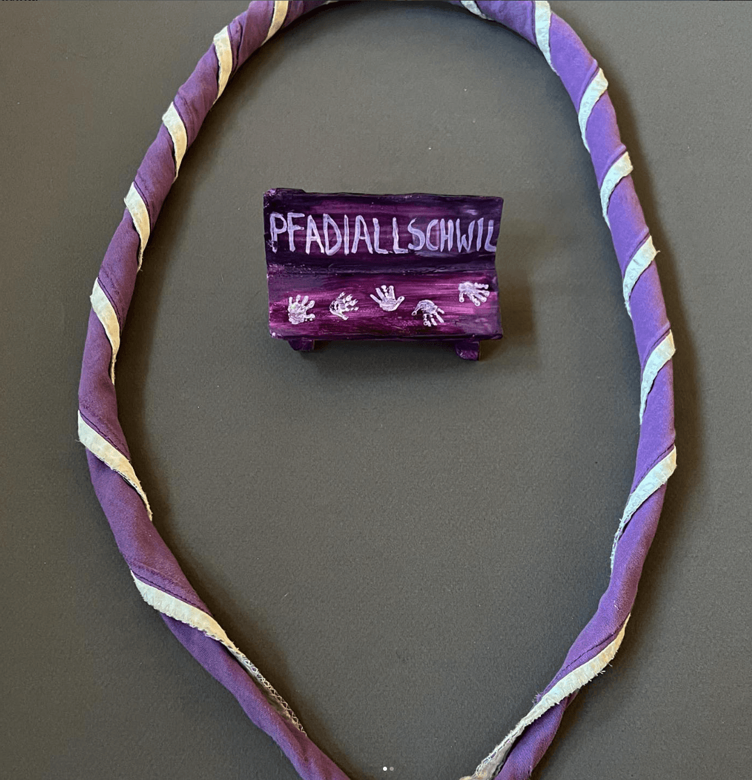 Pfadikrawatte von der Abteilung Pfadi Allschwil - St. Fridolin