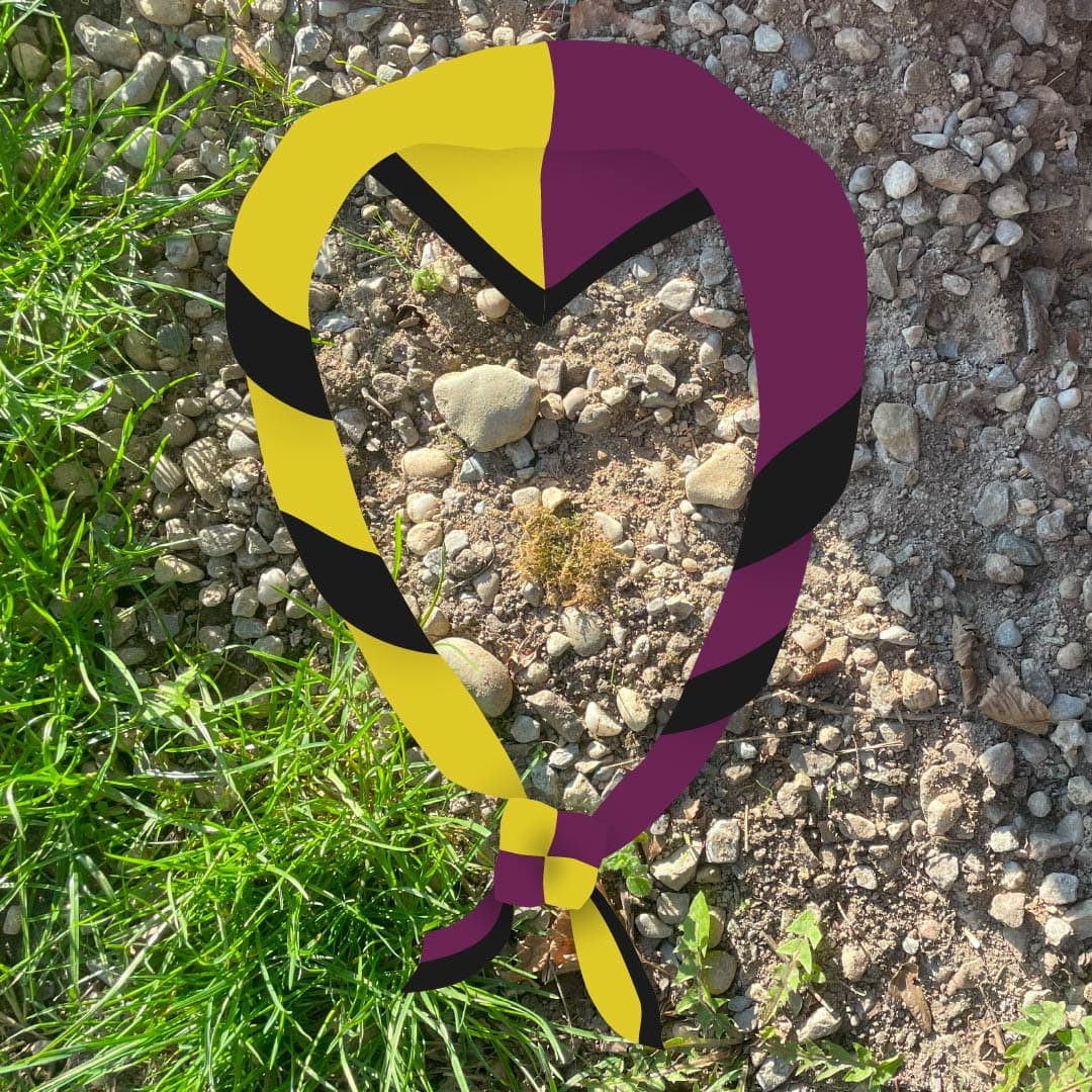 Pfadikrawatte von der Abteilung Pfadi Waldmann