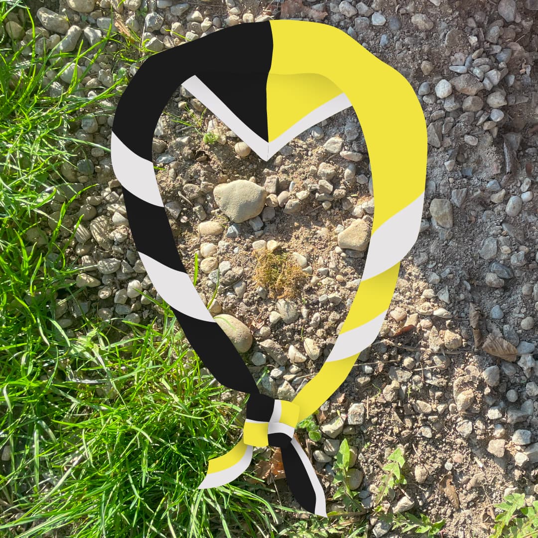 Pfadikrawatte von der Abteilung Meitli Distrikt St. Georg (Korps Glattal, Uto & Limmat)