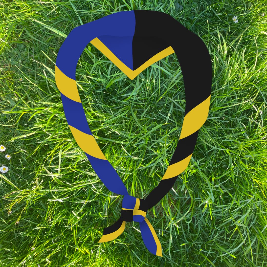 Pfadikrawatte von der Abteilung Pfadi Falkenstein Köniz